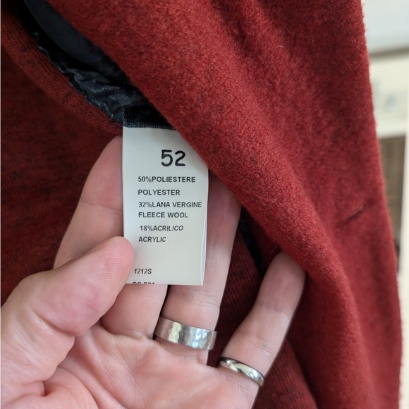 Blazer by "Individual." Blood orange. Italian boutique. - Picture 2 of 2